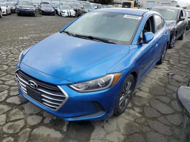 5NPD84LF9JH306989 - 2018 HYUNDAI ELANTRA SEL BLUE photo 1