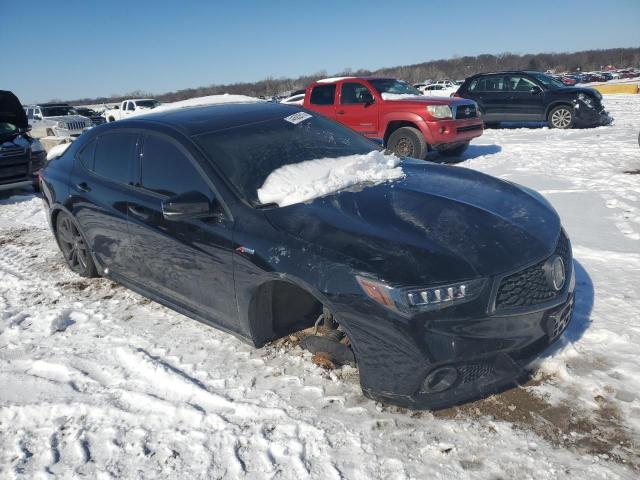 19UUB3F62JA005609 - 2018 ACURA TLX TECH+A Սև լուսանկար 4