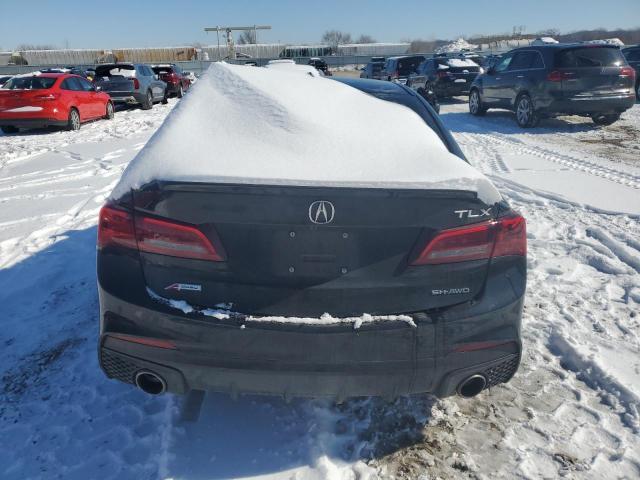 19UUB3F62JA005609 - 2018 ACURA TLX TECH+A Սև լուսանկար 6