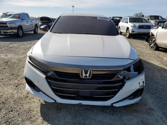 1HGCV1F35MA039691 - 2021 HONDA ACCORD SPORT WHITE photo 5