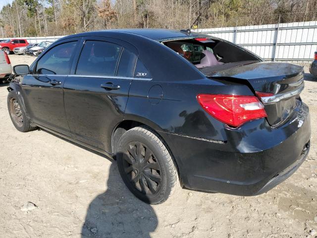 1C3CCBAGXDN728045 - 2013 CHRYSLER 200 LX BLACK photo 2