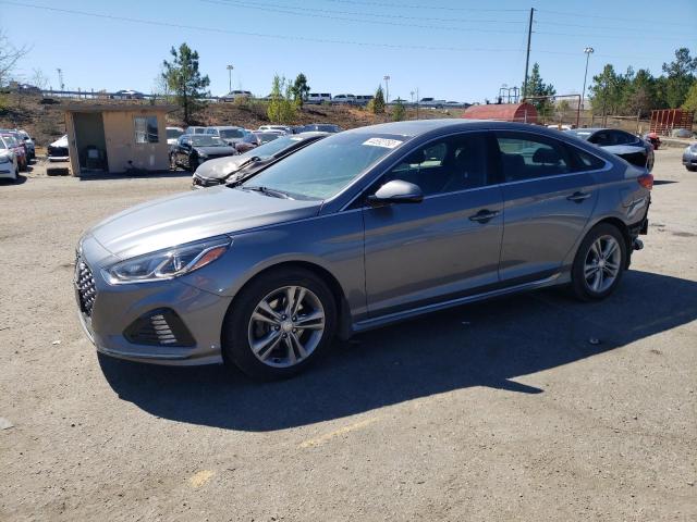 5NPE34AFXJH697866 - 2018 HYUNDAI SONATA SPORT GRAY photo 1