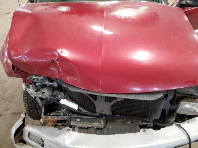 1GCCS19Z9S8128174 - 1995 CHEVROLET S TRUCK S10 BURGUNDY photo 11