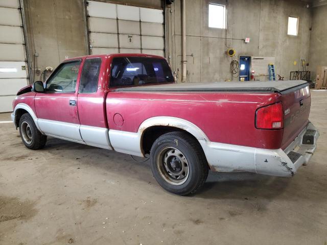 1GCCS19Z9S8128174 - 1995 CHEVROLET S TRUCK S10 BURGUNDY photo 2