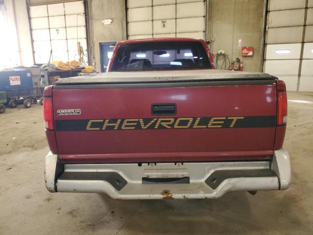 1GCCS19Z9S8128174 - 1995 CHEVROLET S TRUCK S10 BURGUNDY photo 6