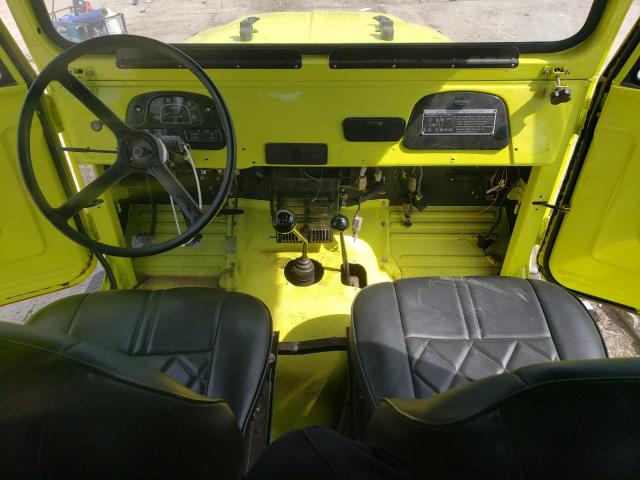 FJ40216303 - 1976 TOYOTA LANDCRUSER YELLOW photo 8