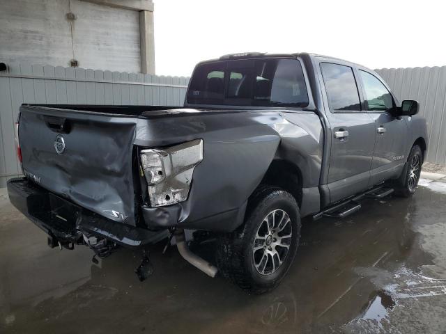 1N6AA1EFXMN502086 - 2021 NISSAN TITAN SV GRAY photo 3