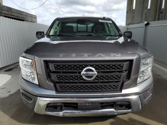 1N6AA1EFXMN502086 - 2021 NISSAN TITAN SV GRAY photo 5