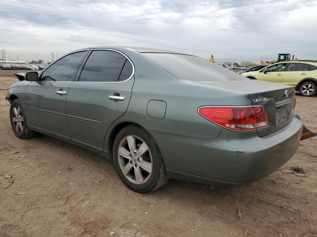 JTHBA30G755110962 - 2005 LEXUS ES 330 GREEN photo 2