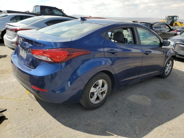 5NPDH4AE3FH649797 - 2015 HYUNDAI ELANTRA SE BLUE photo 3