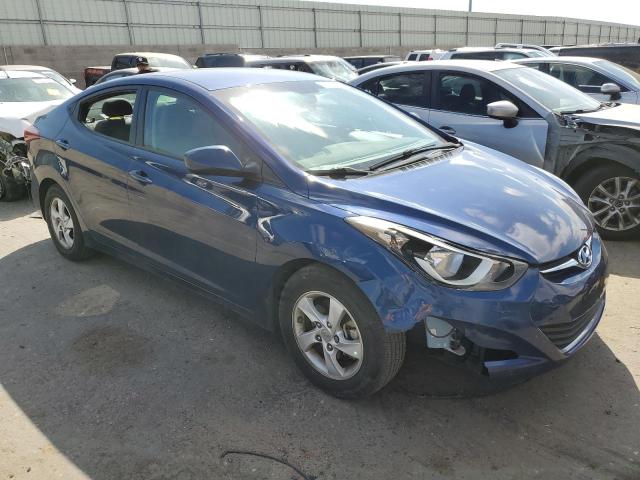 5NPDH4AE3FH649797 - 2015 HYUNDAI ELANTRA SE BLUE photo 4