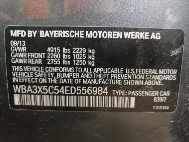 WBA3X5C54ED556984 - 2014 BMW 328 XIGT GRAY photo 12