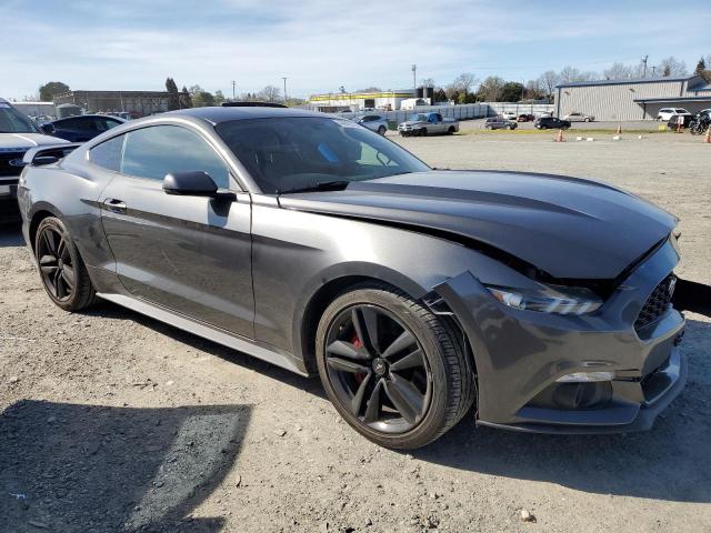 1FA6P8TH8G5279707 - 2016 FORD MUSTANG GRAY photo 4