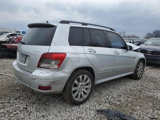 WDCGG8HB0BF661214 - 2011 MERCEDES-BENZ GLK 350 4MATIC SILVER photo 3