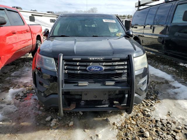 1FM5K8AR5GGB44734 - 2016 FORD EXPLORER POLICE INTERCEPTOR შავი ფოტო 5