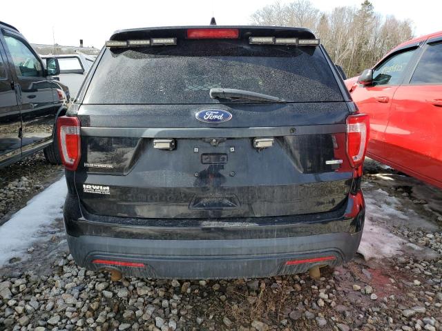 1FM5K8AR5GGB44734 - 2016 FORD EXPLORER POLICE INTERCEPTOR შავი ფოტო 6