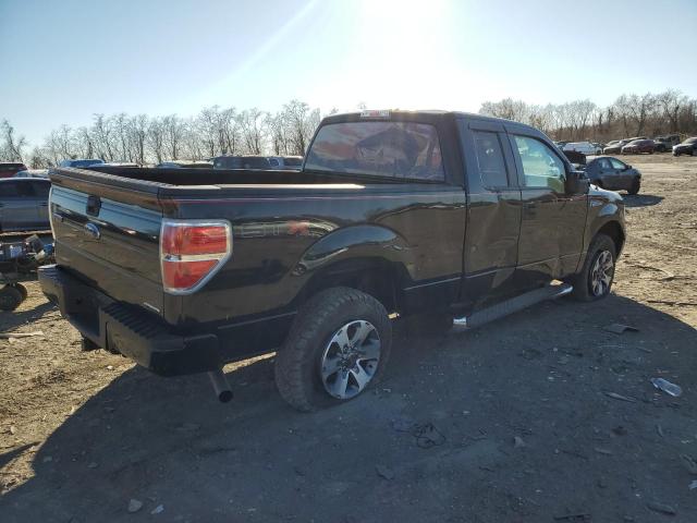 1FTFX1EF8CFC47163 - 2012 FORD F150 SUPER CAB BLACK photo 3