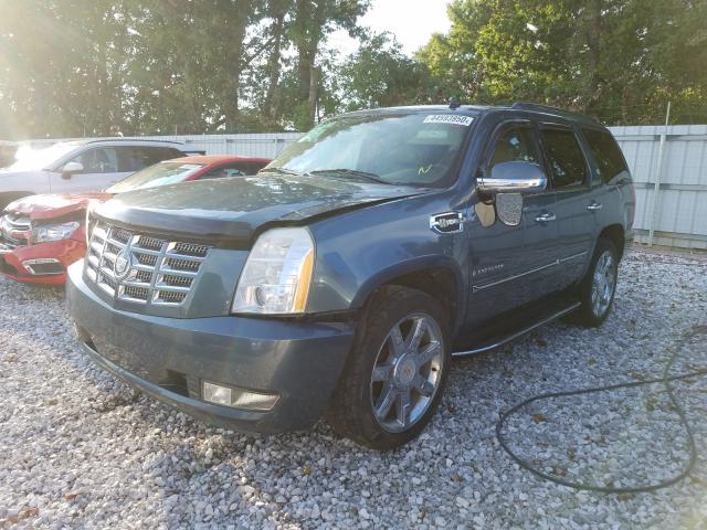 1GYFK43589R139847 - 2009 CADILLAC ESCALADE HYBRID BLUE photo 2