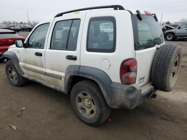 1J4GL48K36W217657 - 2006 JEEP LIBERTY SPORT WHITE photo 2