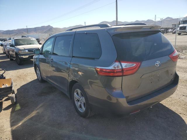 5TDKK3DC3GS736947 - 2016 TOYOTA SIENNA LE CHARCOAL photo 2