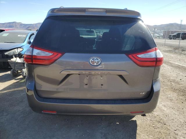 5TDKK3DC3GS736947 - 2016 TOYOTA SIENNA LE CHARCOAL photo 6