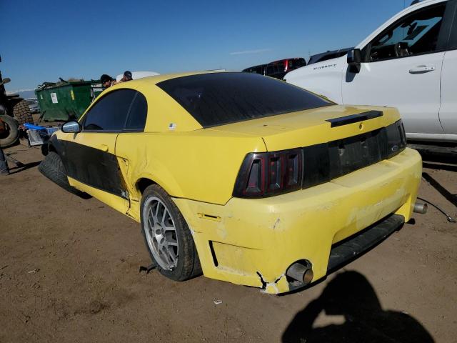 1FAFP42X02F119986 - 2002 FORD MUSTANG GT YELLOW photo 2