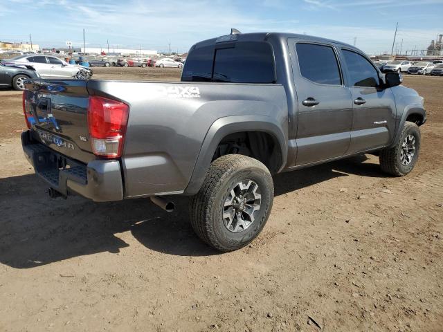 3TMCZ5AN4HM053920 - 2017 TOYOTA TACOMA DOUBLE CAB CHARCOAL photo 3