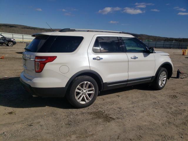 1FM5K8D86FGC52832 - 2015 FORD EXPLORER XLT WHITE photo 3