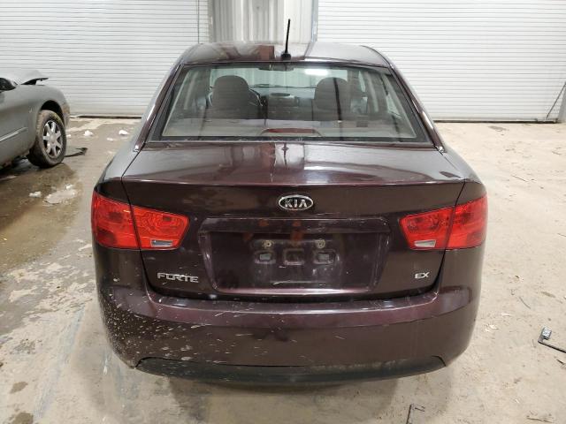 KNAFU4A22B5886055 - 2011 KIA FORTE EX BURGUNDY photo 6