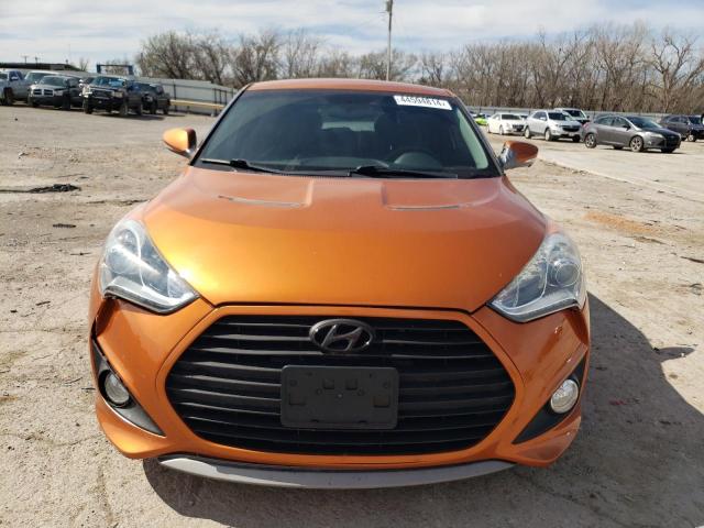 KMHTC6AE0DU120750 - 2013 HYUNDAI VELOSTER TURBO ORANGE photo 5