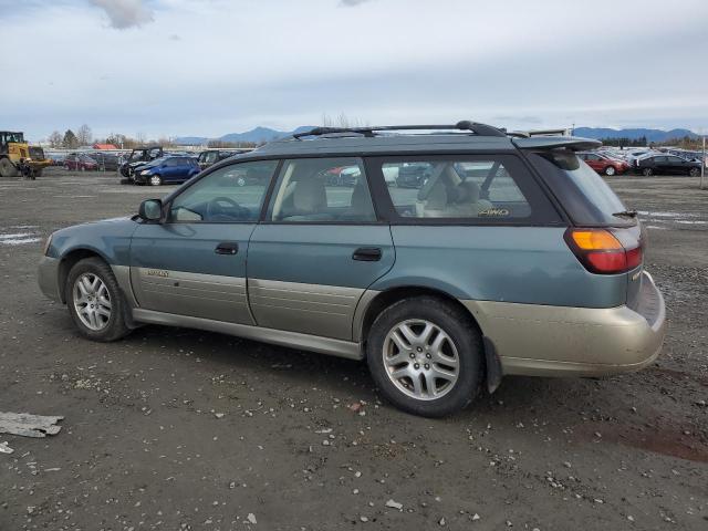 4S3BH675327649727 - 2002 SUBARU LEGACY OUTBACK AWP 绿色 照片 2