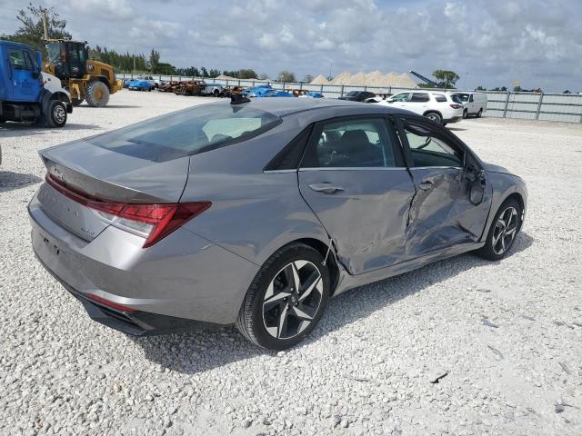 KMHLP4AG1PU559986 - 2023 HYUNDAI ELANTRA LIMITED GRAY photo 3