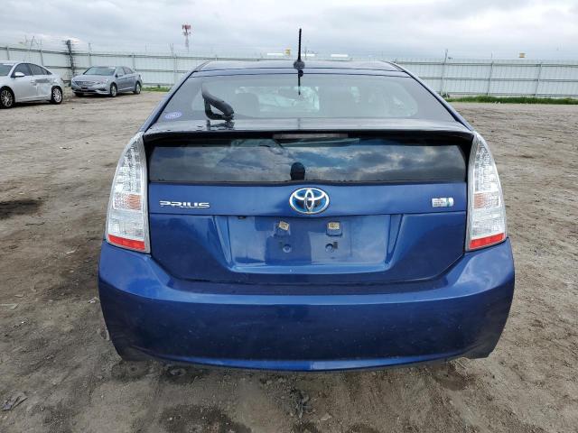 JTDKN3DU2A1003258 - 2010 TOYOTA PRIUS BLUE photo 6