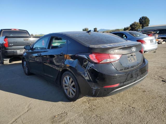 5NPDH4AE7EH546459 - 2014 HYUNDAI ELANTRA SE BLACK photo 2