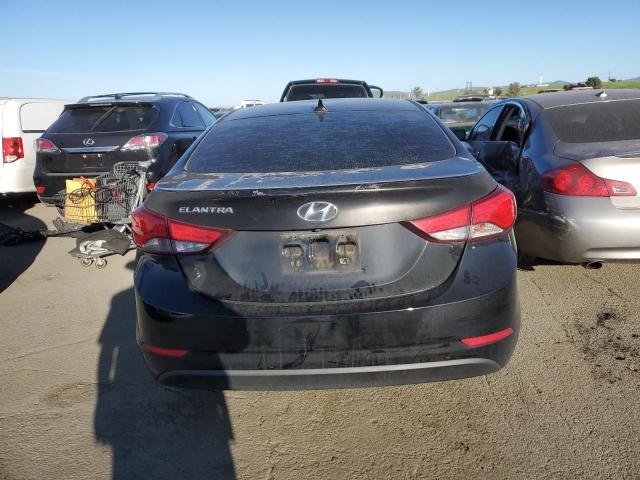 5NPDH4AE7EH546459 - 2014 HYUNDAI ELANTRA SE BLACK photo 6