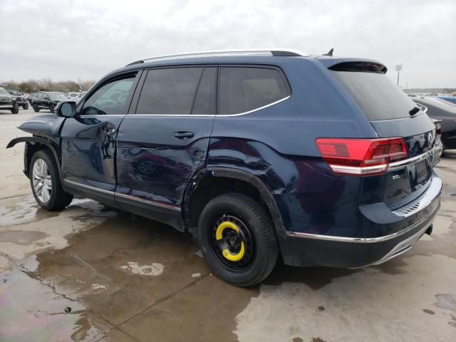 1V2ER2CA3KC580498 - 2019 VOLKSWAGEN ATLAS SEL BLUE photo 2