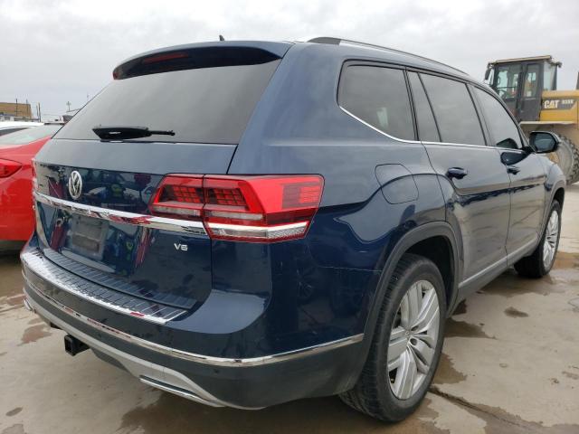 1V2ER2CA3KC580498 - 2019 VOLKSWAGEN ATLAS SEL BLUE photo 3