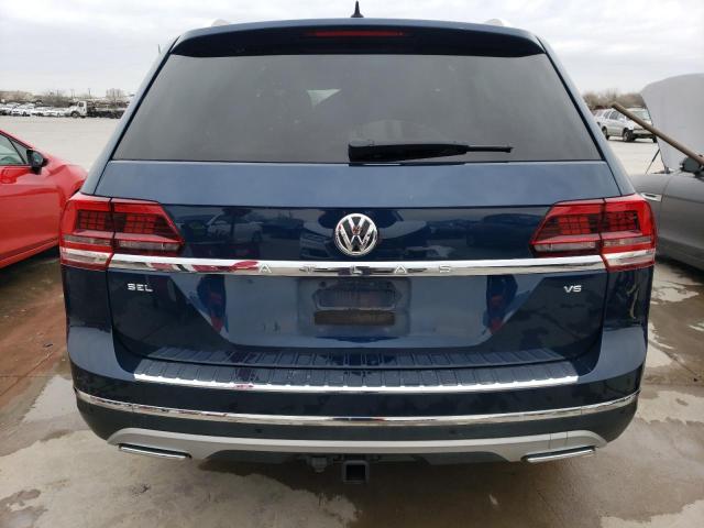 1V2ER2CA3KC580498 - 2019 VOLKSWAGEN ATLAS SEL BLUE photo 6