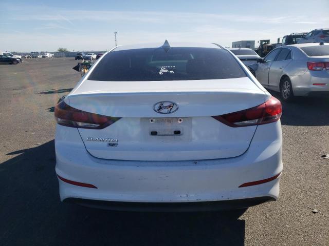 5NPD74LF3HH153135 - 2017 HYUNDAI ELANTRA SE WHITE photo 6