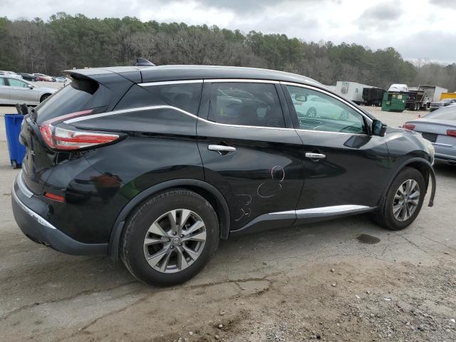 5N1AZ2MG7JN107589 - 2018 NISSAN MURANO S BLACK photo 3