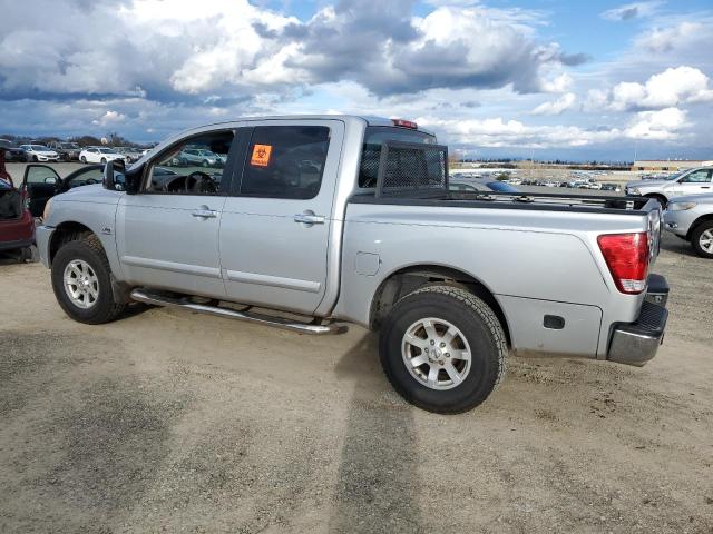 1N6AA07B64N535817 - 2004 NISSAN TITAN XE SILVER photo 2