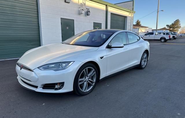 5YJSA1CN1DFP06095 - 2013 TESLA MODEL S ლურჯი ფოტო 2