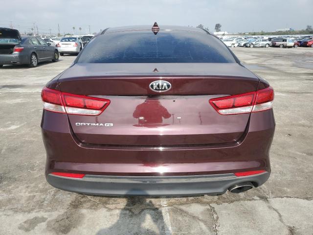 5XXGT4L32HG156831 - 2017 KIA OPTIMA LX MAROON photo 6