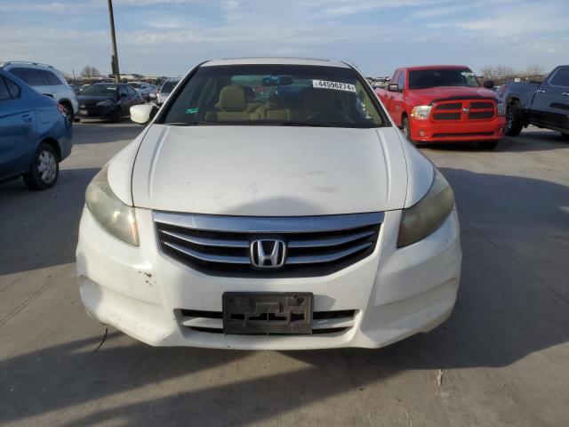 1HGCP2E76BA149523 - 2011 HONDA ACCORD EX WHITE photo 5