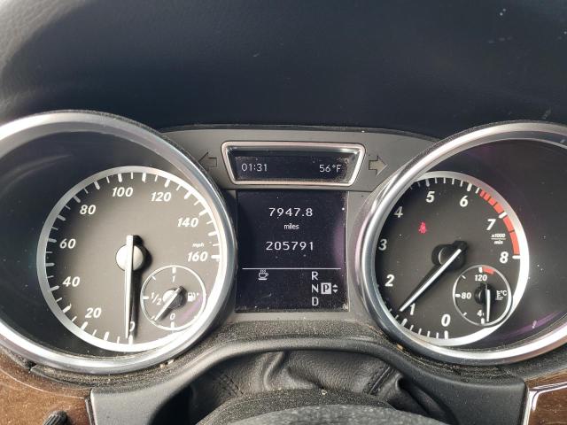 4JGDA5HB7CA022556 - 2012 MERCEDES-BENZ ML 350 4MATIC BLACK photo 9