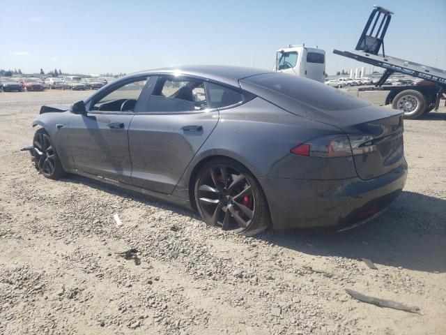 5YJSA1E43HF211746 - 2017 TESLA MODEL S GRAY photo 2