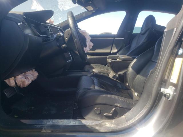 5YJSA1E43HF211746 - 2017 TESLA MODEL S GRAY photo 7