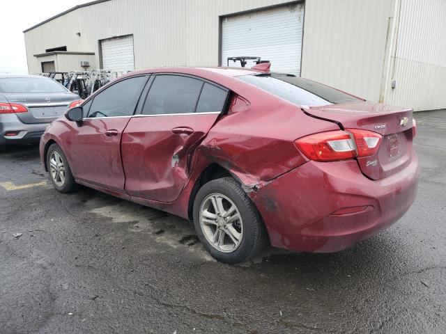 1G1BE5SM3H7214113 - 2017 CHEVROLET CRUZE 4D LT MAROON photo 2