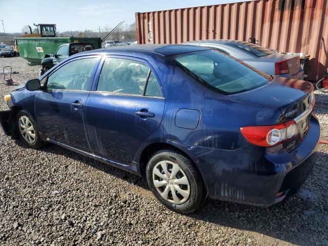 5YFBU4EE7DP143340 - 2013 TOYOTA COROLLA BASE BLUE photo 2