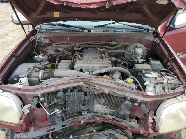 5TBRT34186S479091 - 2006 TOYOTA TUNDRA ACCESS CAB SR5 BURGUNDY photo 11